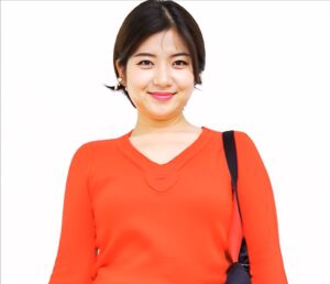 血色感とやわらかさが引き立つスプリング寄りウィンターの八木下真菜様。似合う色で表情まで明るく変化。 